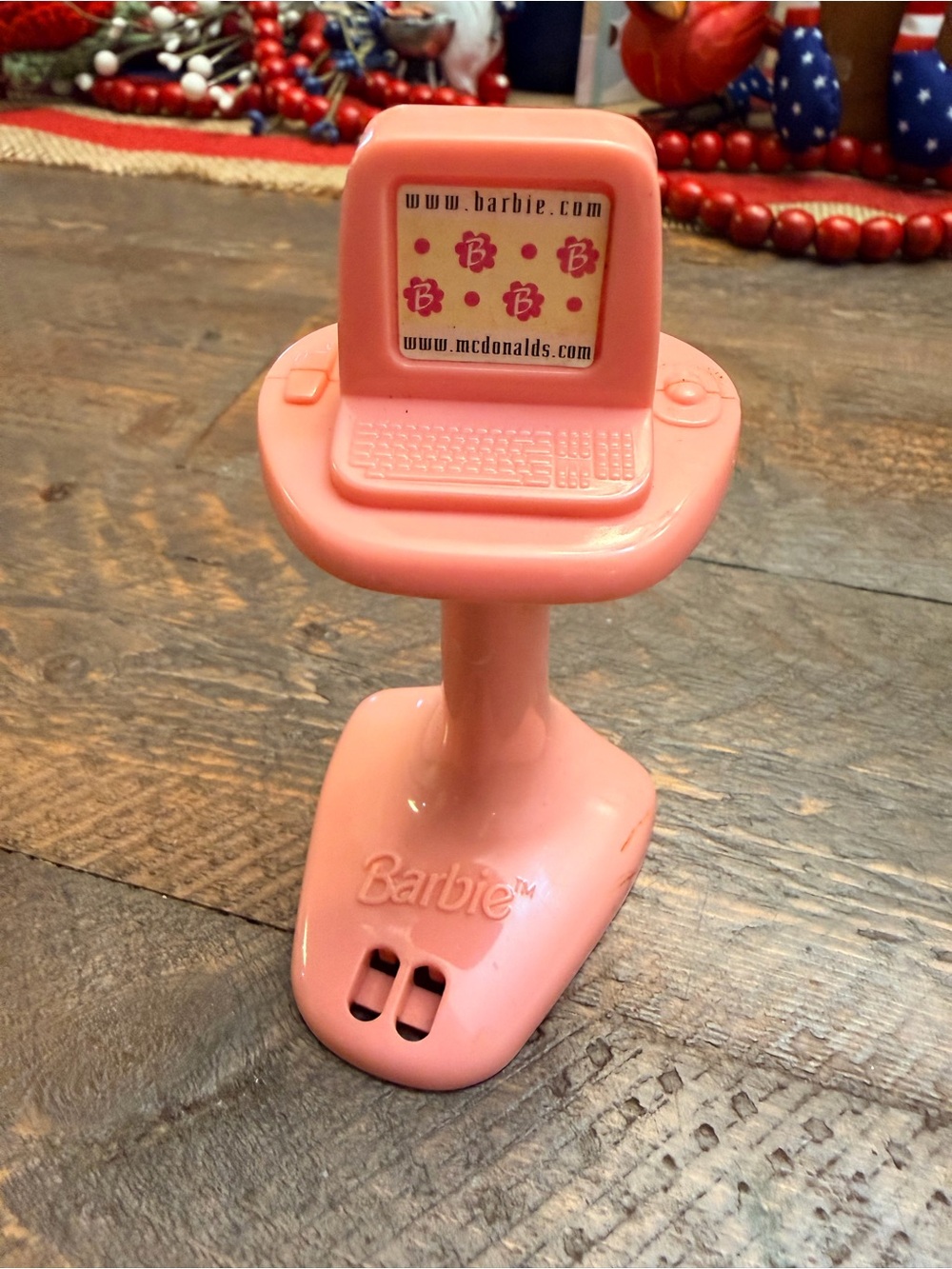 Barbie Pink Cash Register Checkout Stand McDonald's Toy 1999 GUC Collector piece